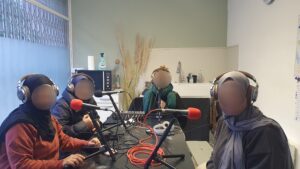 Atelier radio auprès des femmes de l'association